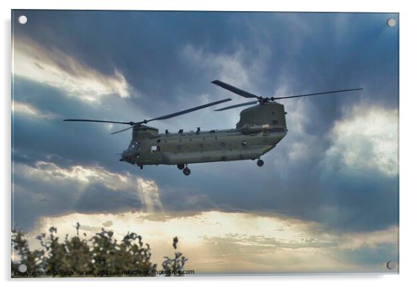 Chinook Acrylic by Gareth Parkes