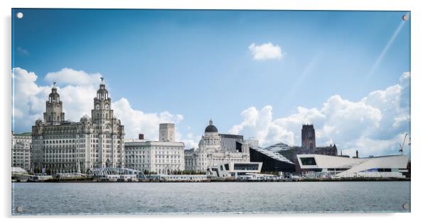 Liverpool Waterfront Acrylic by Picture Wizard