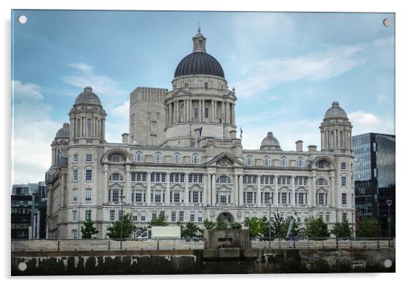 The Port Of Liverpool Building Acrylic by Picture Wizard
