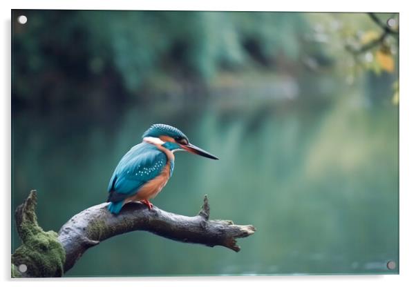 The King Fisher Acrylic by Picture Wizard