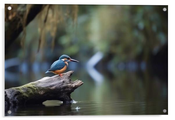 The King Fisher Acrylic by Picture Wizard