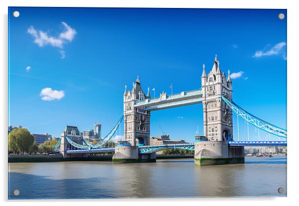 Tower Bridge Acrylic by Picture Wizard