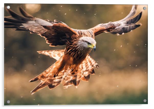 Red Kite Acrylic by Picture Wizard