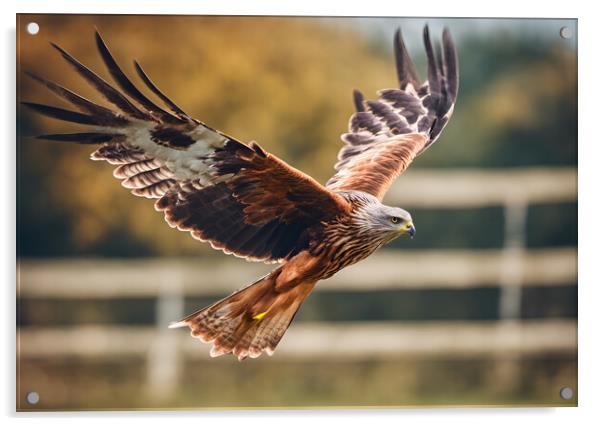 Red Kite Acrylic by Picture Wizard