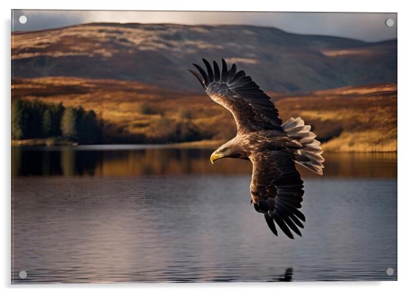 White Tailed Eagle Acrylic by Picture Wizard