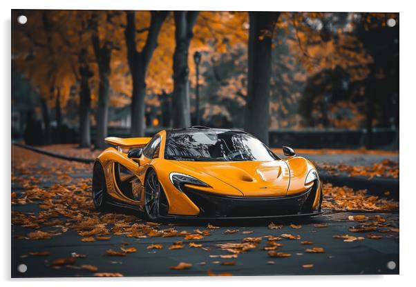 McLaren Supercar Acrylic by Picture Wizard