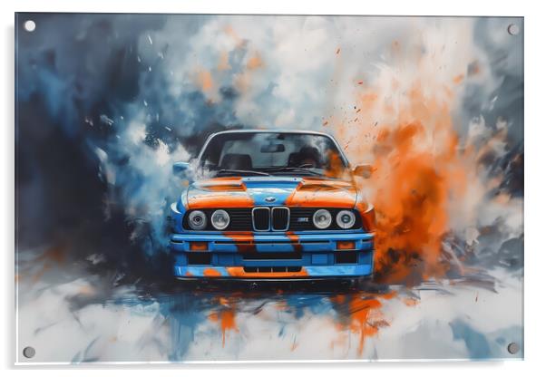 BMW Car art Acrylic by Picture Wizard