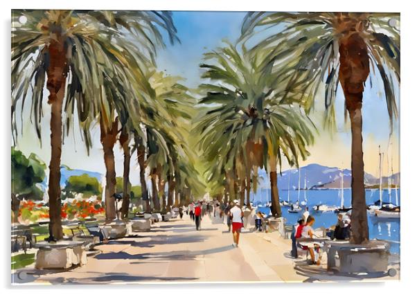 Puerto Pollensa Acrylic by Picture Wizard