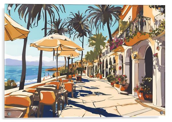 Marbella  Acrylic by Picture Wizard