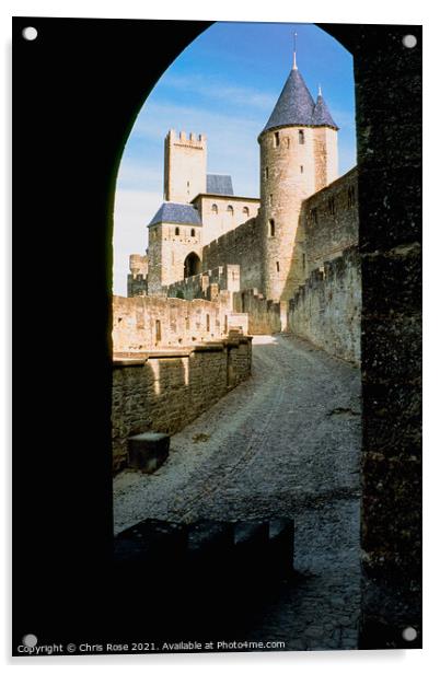 Carcassonne Acrylic by Chris Rose