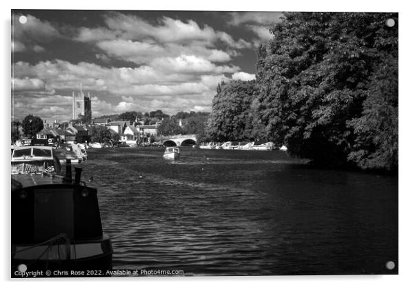Henley-on-Thames Acrylic by Chris Rose