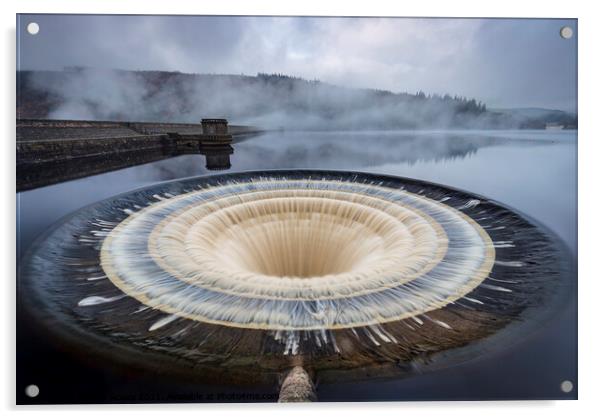 The Mysterious Plughole Acrylic by Steven Nokes