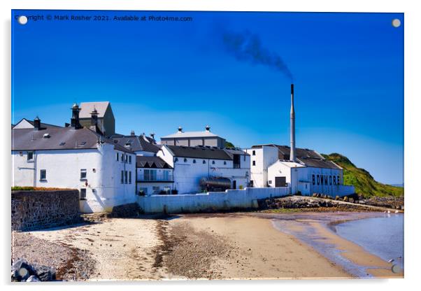 Bowmore Distillery on Islay Acrylic by Mark Rosher