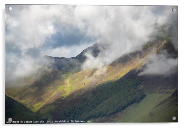 Causey Pike Acrylic by Simon Connellan