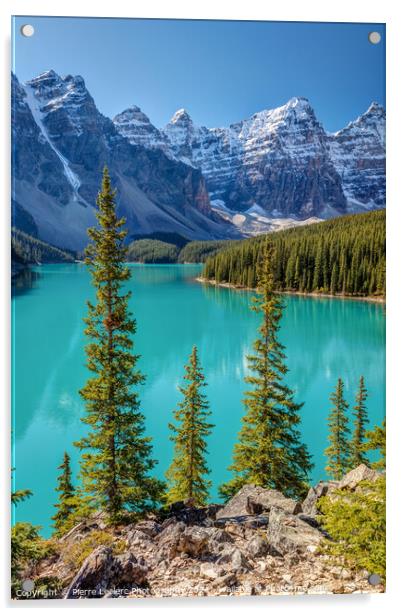 Blue Moraine Lake Acrylic by Pierre Leclerc Photography