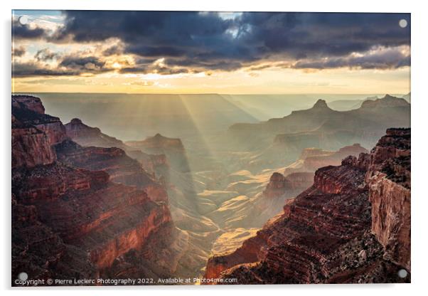 Magical Light of the Grand Canyon Acrylic by Pierre Leclerc Photography