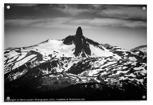 Dramatic Black Tusk Mountain Acrylic by Pierre Leclerc Photography