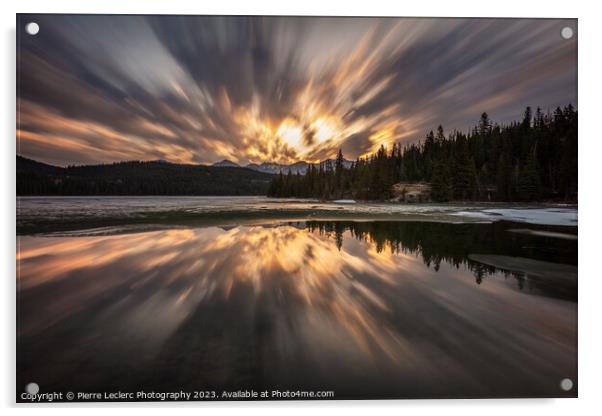 Ethereal Reverie, a Dramatic Long Exposure Sunrise at Pyramid Lake, Jasper Acrylic by Pierre Leclerc Photography