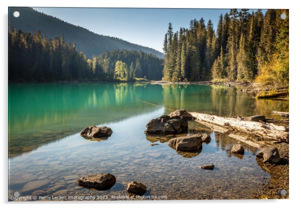Afternoon Sunlight at Cheakamus Lake Acrylic by Pierre Leclerc Photography
