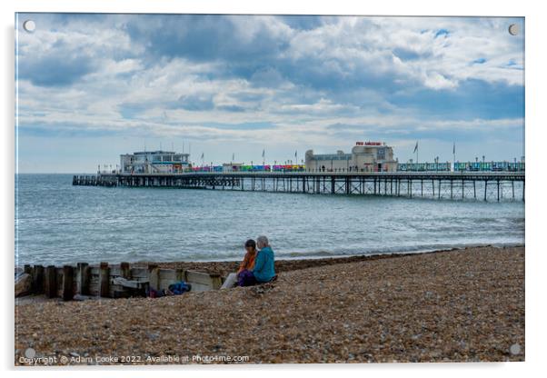 Worthing Pier Acrylic by Adam Cooke