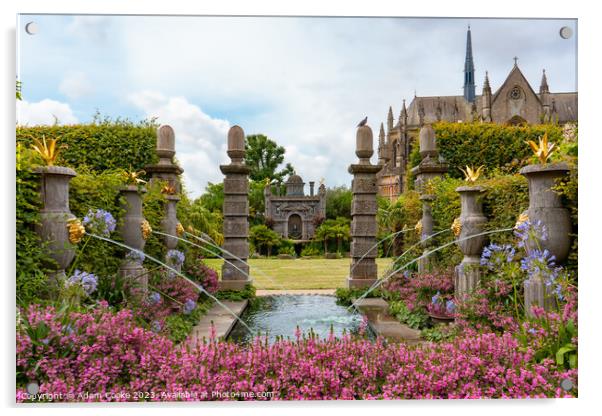Arundel Castle | Tropical Gardens | Arundel Acrylic by Adam Cooke
