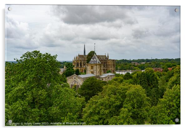 Arundel Cathedral of Our Lady & St Philip Howard | Acrylic by Adam Cooke