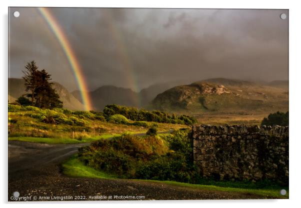 Poisoned Glen Rainbows Acrylic by Arnie Livingston