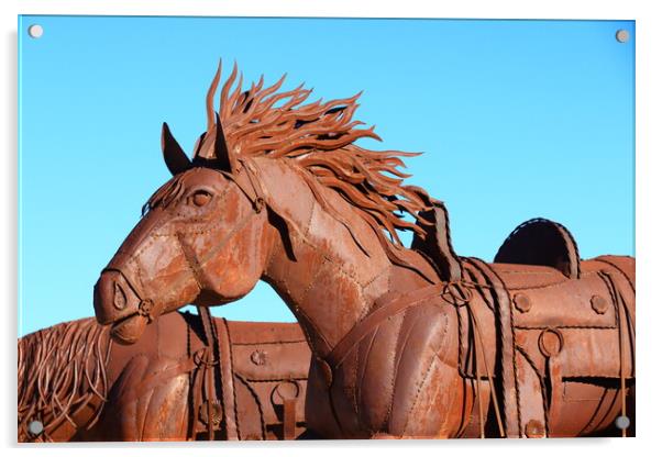 Stallion Acrylic by Tony Mumolo