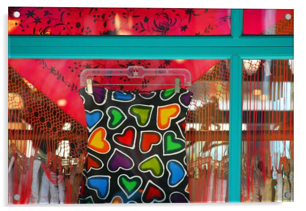Window Dress Acrylic by Tony Mumolo