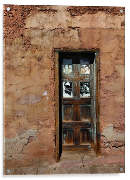 Old Door Acrylic by Tony Mumolo