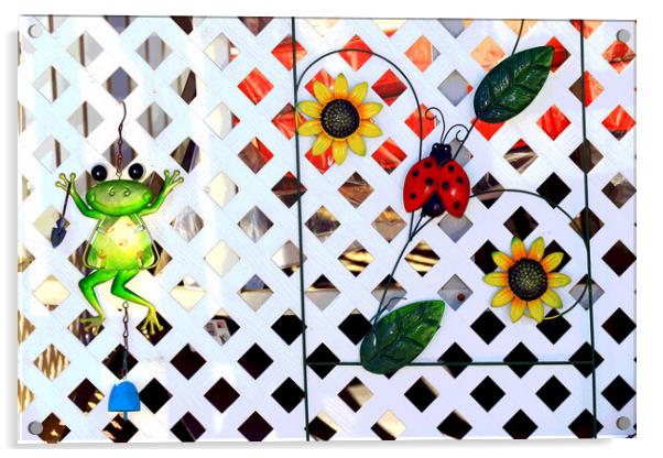 Garden Party Acrylic by Tony Mumolo