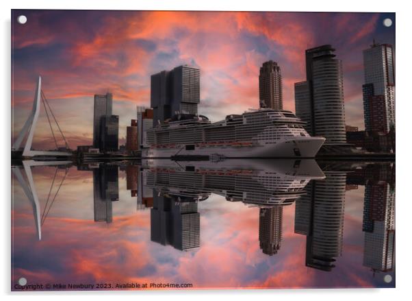 Rotterdam Reflections Acrylic by Bear Newbury