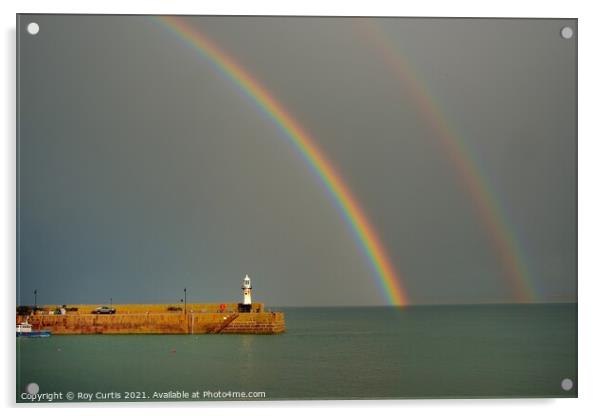 St. Ives Rainbow. Acrylic by Roy Curtis