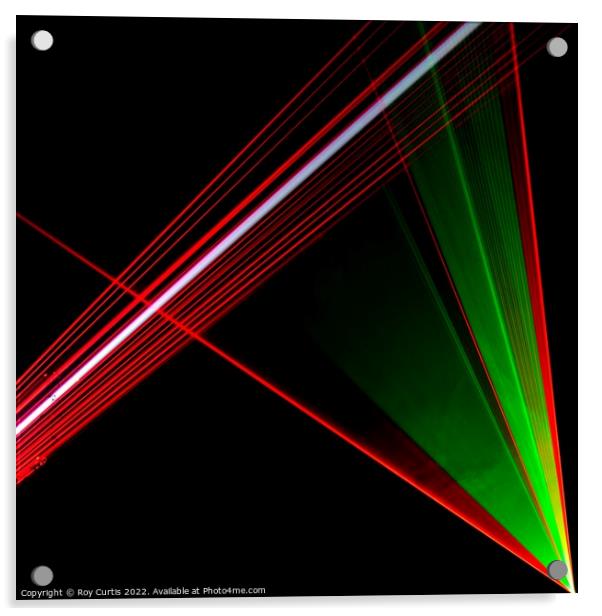 Laser 2 Acrylic by Roy Curtis