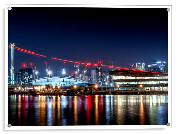 The O2 Arena  Acrylic by johnny weaver