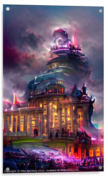 Reichstag Berlin  Acrylic by Mike Hardisty