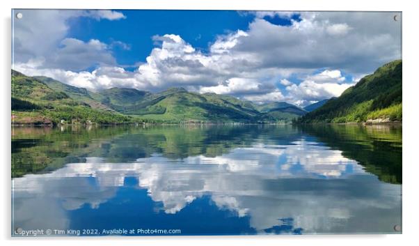 Calm on Loch Goil Acrylic by Tim King