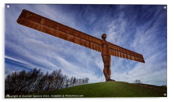 Angel of the North, Gateshead. Acrylic by Duncan Spence