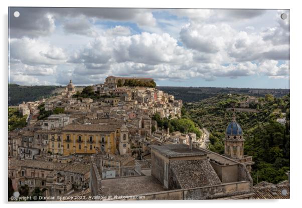Ragusa Ibla, Sicily Acrylic by Duncan Spence