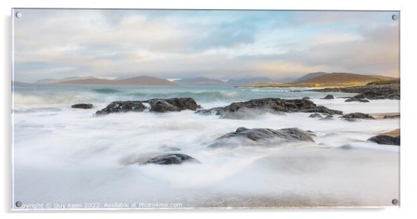 The Small Beach, Isle of Harris (2) Acrylic by Guy Keen