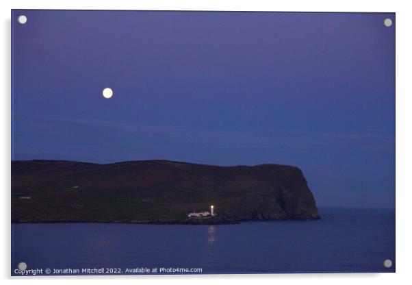 Isle of Noss, Shetland Islands, Scotland, 2011 Acrylic by Jonathan Mitchell