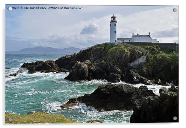 Fanad lighthouse county Donegal Acrylic by Paul Daniell