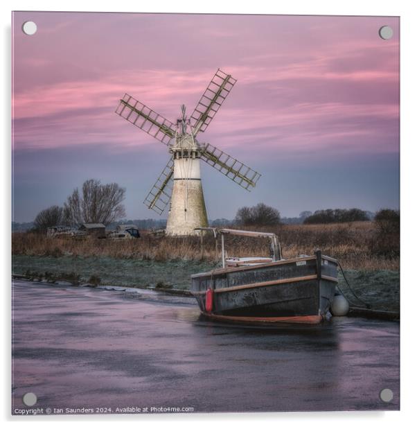Winter Sails Acrylic by Ian Saunders