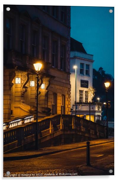 Street photo of The Gainsborough Bath Spa Acrylic by Rowena Ko