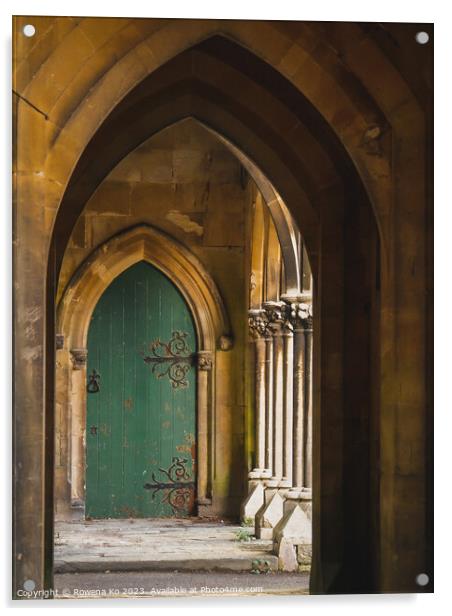 The link arch between the Locksbrook Chapel Acrylic by Rowena Ko