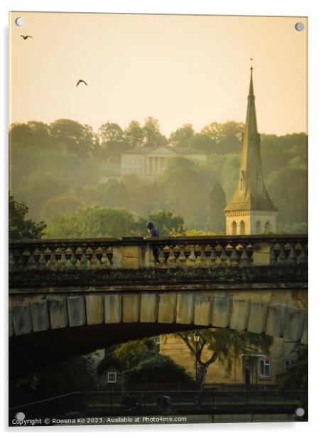 Morning view of North Parade Bridge  Acrylic by Rowena Ko