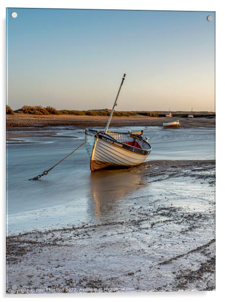 Burnham Overy Dawn Acrylic by Paul Thetford