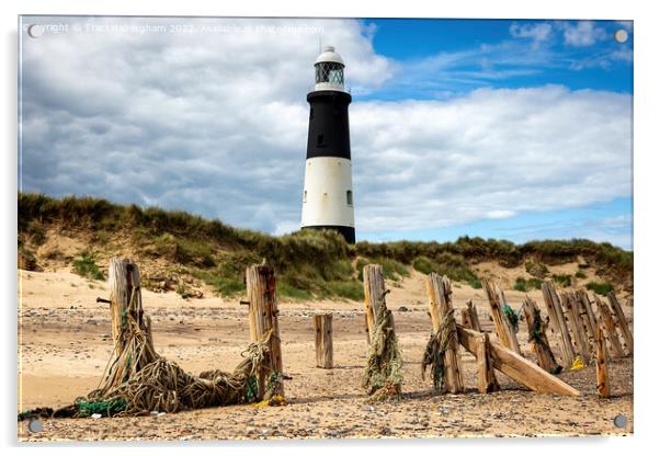 Spurn Point Lighthouse Acrylic by Traci Habergham