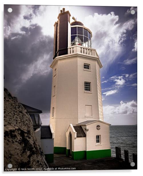 St Anthony Lighthouse, Roseland Peninsular, Cornwall Acrylic by Nick Smith