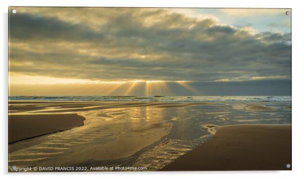 Majestic Sunrise over Montrose Bay Acrylic by DAVID FRANCIS